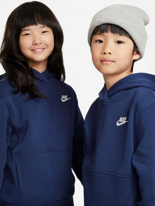 NIKE Hoodie K NSW CLUB FLC HDY LBR