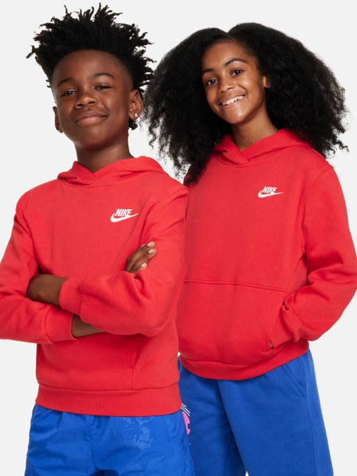 NIKE Hoodie K NSW CLUB FLC HDY LBR