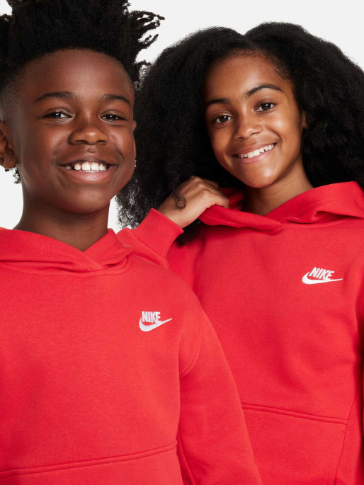 NIKE Hoodie K NSW CLUB FLC HDY LBR