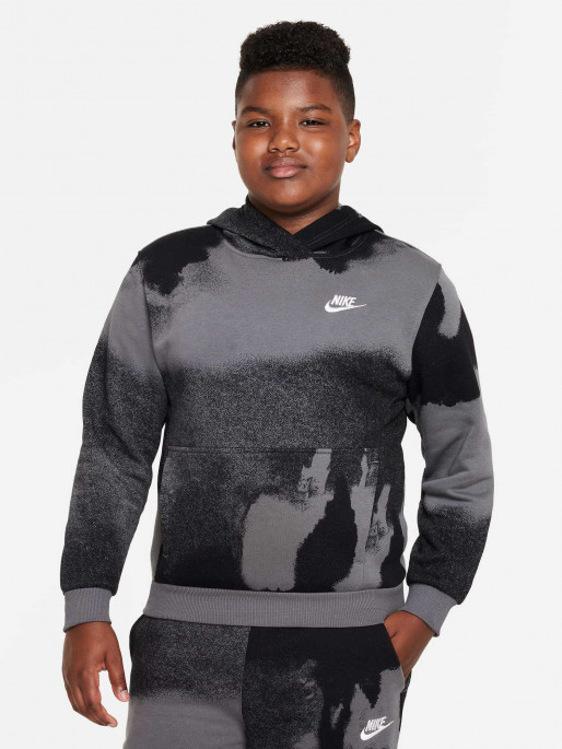 NIKE K CLB FLC HBR PO HD WASH AOP Hoodie