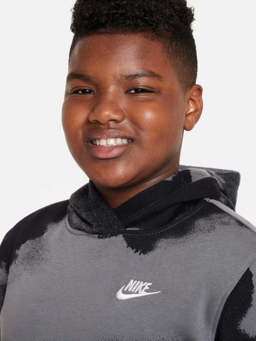 NIKE K CLB FLC HBR PO HD WASH AOP Hoodie