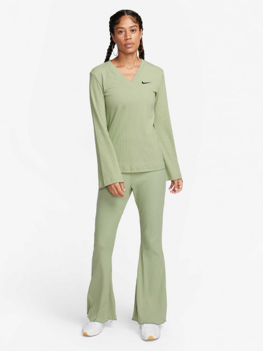 NIKE Bluza W Nsw Rib Jrsy Ls Vnk