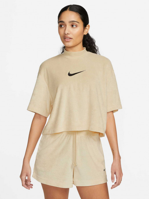 NIKE Tricou W Nsw Mock Ss Trry Ms