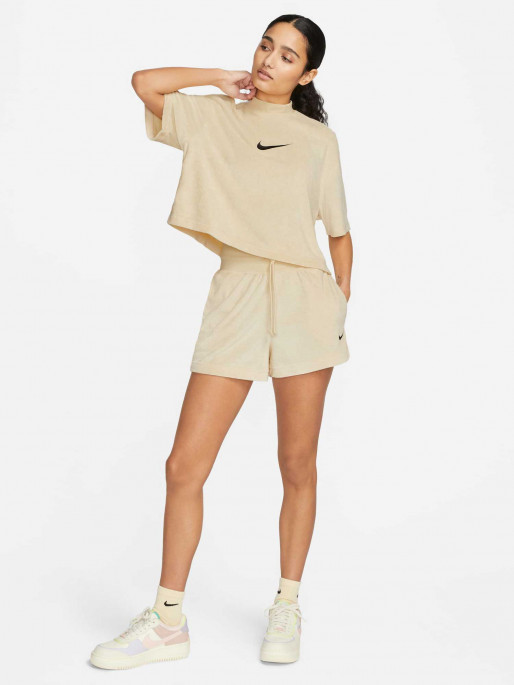NIKE Tricou W Nsw Mock Ss Trry Ms
