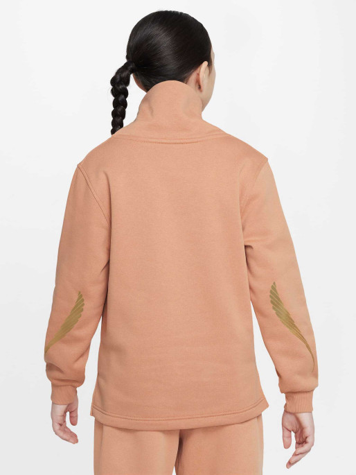 NIKE Bluza juniori G Nsw Club Flc Fnl Ls Top Shne