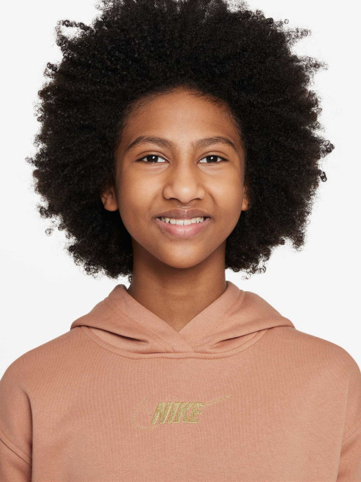 NIKE G NSW CLUB FLC HDY DRESS SHNE