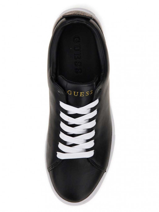 Guess black best sale leather shoes