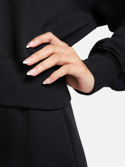 NIKE Bluza W Nsw Phnx Flc Crop Vneck