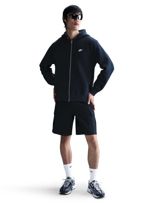 NIKE Суитшърт M NK CLUB BB FZ HOODIE