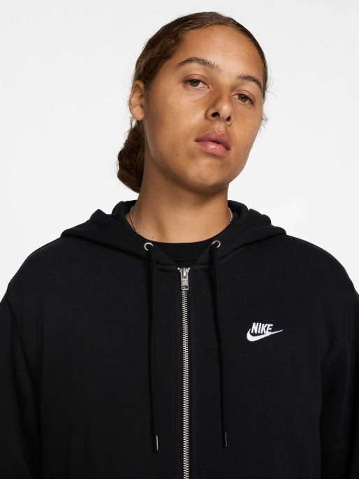 NIKE Суитшърт M NK CLUB FT FZ HOODIE