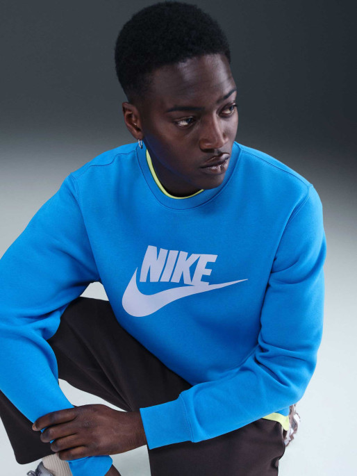 NIKE Bluza M Nk Club Bb Gfx Crew