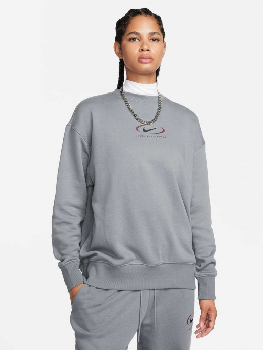 NIKE W NSW PHNX FLC OS CREW PRNT SW Sweatshirt