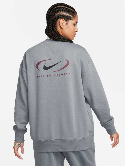 NIKE W NSW PHNX FLC OS CREW PRNT SW Sweatshirt