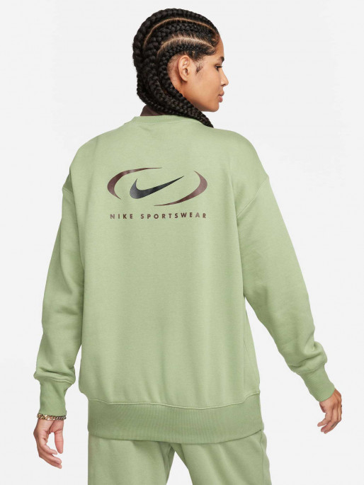 NIKE W NSW PHNX FLC OS CREW PRNT SW Sweatshirt