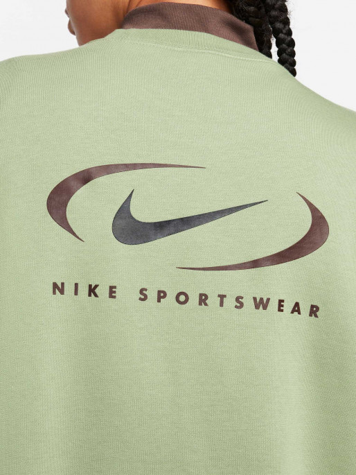 NIKE W NSW PHNX FLC OS CREW PRNT SW Sweatshirt