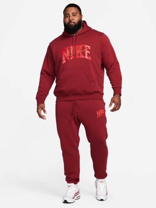 Nike Club Fleece Tracksuit in Red