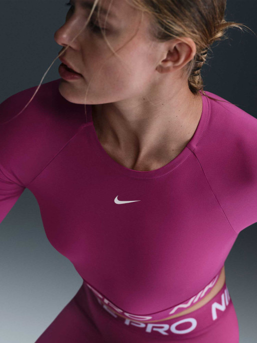 NIKE Μακρυμάνικη Μπλούζα PRO DF 365 CROP LS