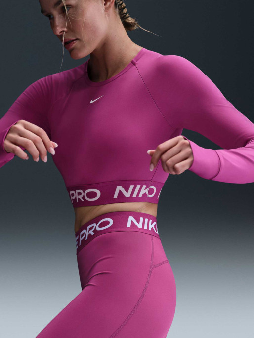 NIKE Μακρυμάνικη Μπλούζα PRO DF 365 CROP LS