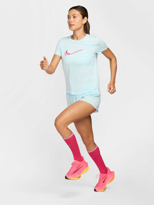NIKE Κοντομάνικη Μπλούζα One Swoosh Femme Rose