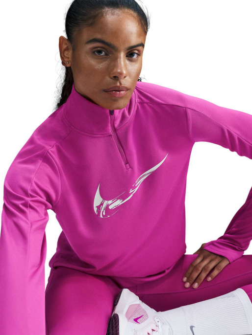 NIKE Bluza W Nk Swsh Hbr Hz Mid