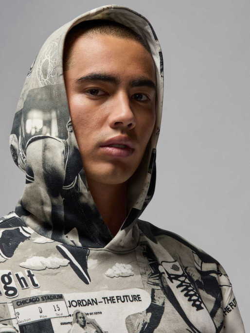 トップス JORDAN BRAND AS M J ESS AOP FLC PO SAIL JORDAN BRAND AS M J ESS AOP FLC PO SAIL トップス