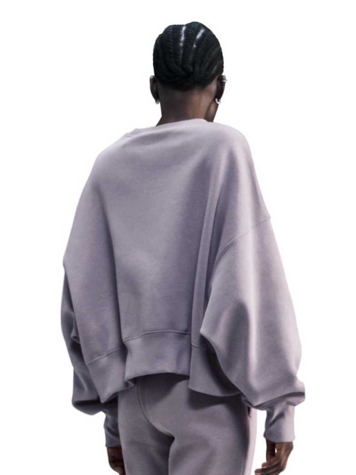 NIKE Bluza W Nsw Phnx Flc Oos Logo Crew