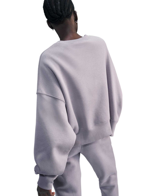 NIKE Bluza W Nsw Phnx Flc Oos Logo Crew