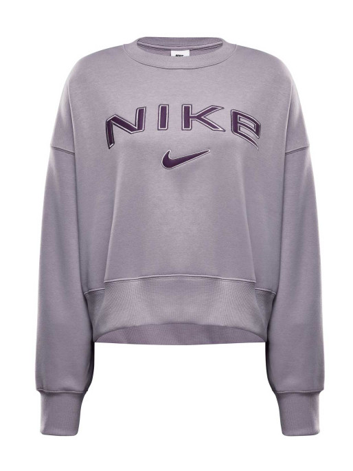 NIKE Bluza W Nsw Phnx Flc Oos Logo Crew