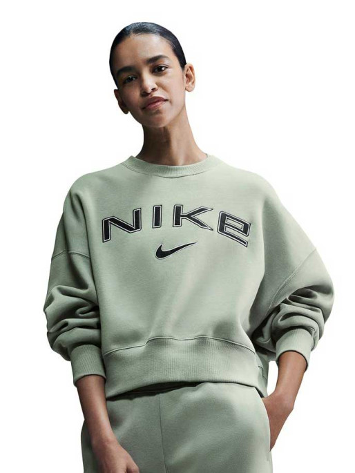 NIKE Bluza W Nsw Phnx Flc Oos Logo Crew