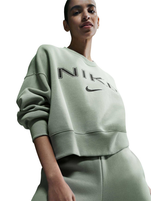NIKE Bluza W Nsw Phnx Flc Oos Logo Crew