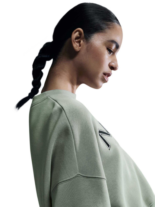 NIKE Bluza W Nsw Phnx Flc Oos Logo Crew