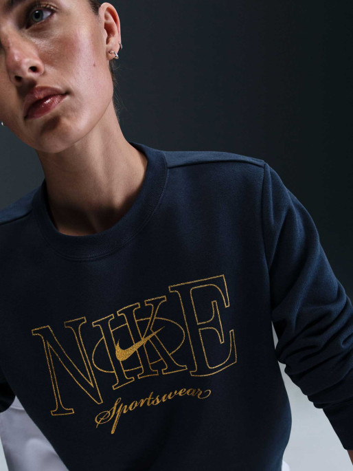 NIKE Top W NSW CLUB PO CREW SHINE