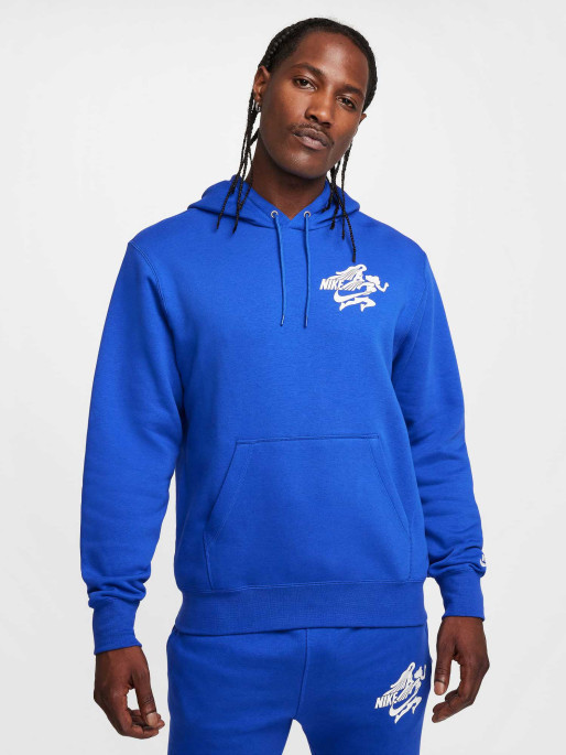 NIKE Μακρυμάνικη Μπλούζα M NK CLUB BB PO HOODIE NVLTY