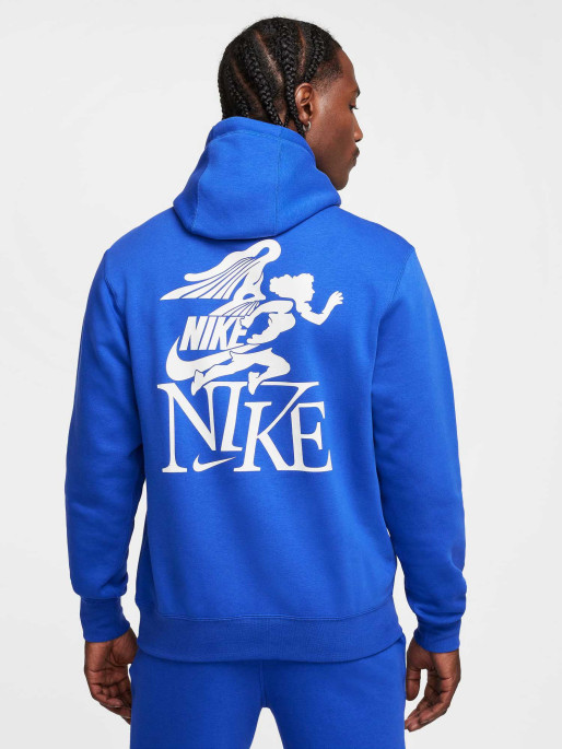 NIKE Μακρυμάνικη Μπλούζα M NK CLUB BB PO HOODIE NVLTY