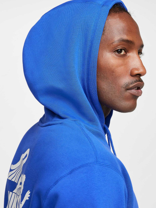 NIKE Μακρυμάνικη Μπλούζα M NK CLUB BB PO HOODIE NVLTY