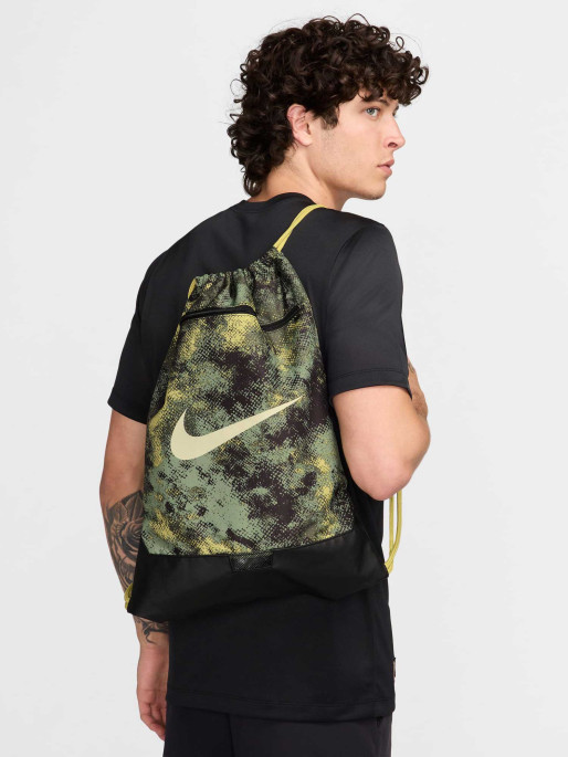 NIKE NK BRSLA DRWSTG 9.5 CAMO AOP Drawstring Bag