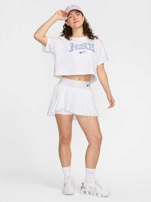 NIKE Κοντομάνικη Μπλούζα W NSW SS OC VARZITY