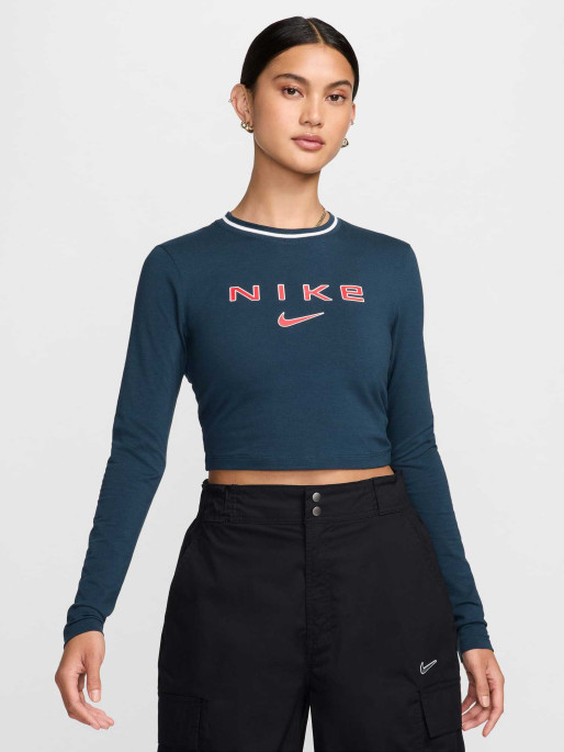 NIKE Bluza W Nsw Ls Slim Crpp Oc