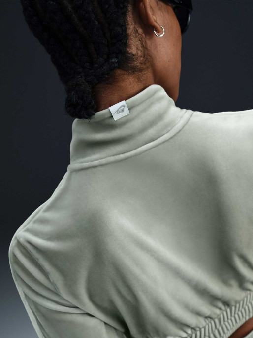 NIKE Спортно горнище W NSW CLLCTN VELOUR FZ TOP OFL