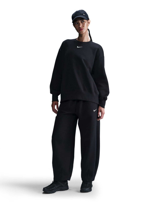 NIKE Μακρυμάνικη Μπλούζα W NSW PHNX FLC OS LONG CREW