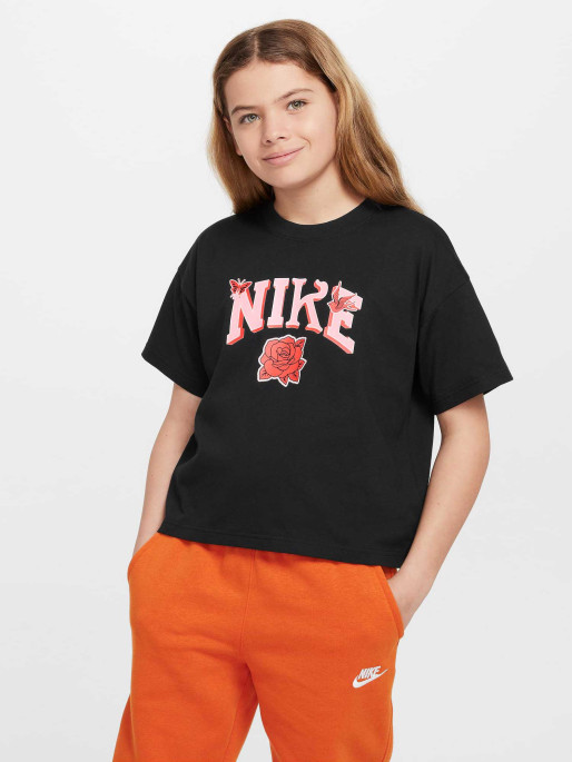NIKE Tricou juniori G Nsw Boxy Vrzty