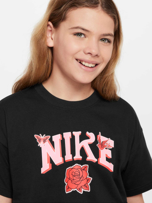 NIKE Tricou juniori G Nsw Boxy Vrzty