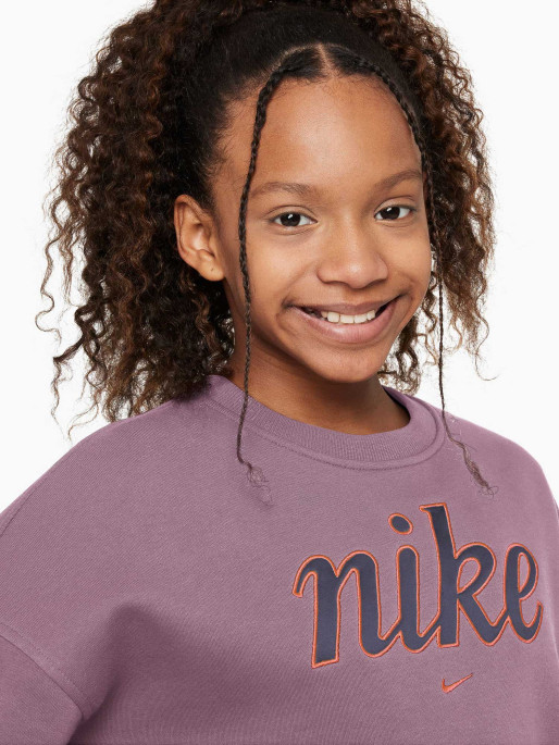 NIKE Bluza G Nsw Club Flc Bxy Crw Gx Star