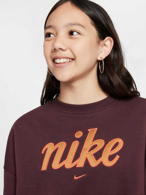 NIKE Bluza G Nsw Club Flc Bxy Crw Gx Star