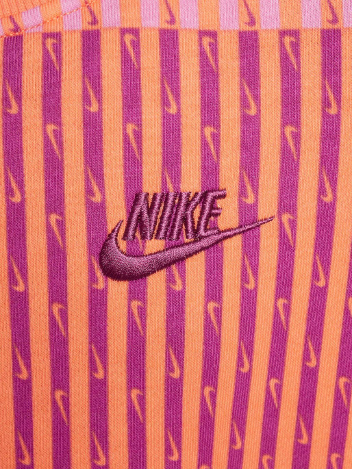 NIKE Top G NSW CLUB FLC OVRSZD CRW AOP