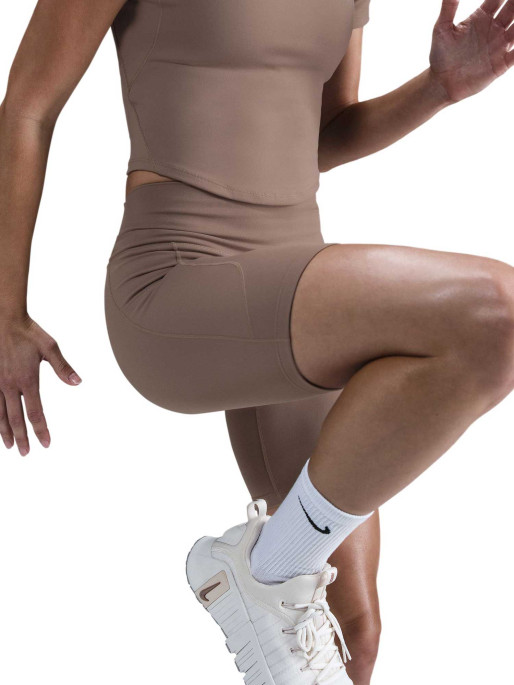 NIKE W NK DF ONE HR 8IN PKT BIKER SHORTS