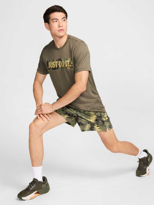 NIKE Κοντομάνικη Μπλούζα Fitness rlgd camo