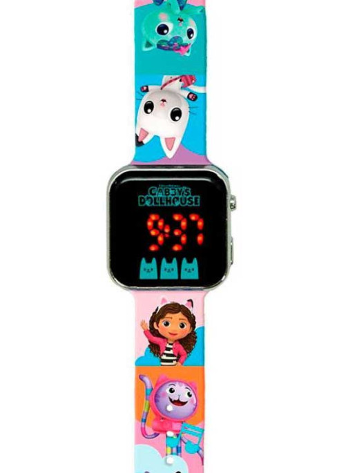 KIDS MOVIE HEROES Ceas Led Gabbs Dollhouse
