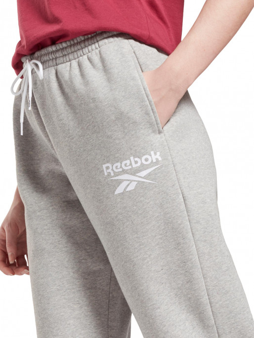 Reebok Identity Logo Fleece Joggers in Medium Grey Heather