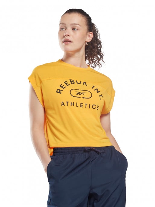 Reebok workout womens store yellow